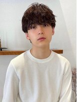 無造作メンズマッシュ×王道メンズパーマ