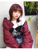 ラフィス ヘアーピュール 梅田茶屋町店(La fith hair pur) 【La fith】レッドカシス×ウルフ