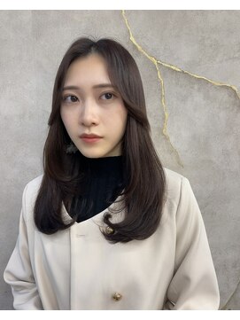 ロンドアヴァントゥス 池袋(Lond aventus) 韓国レイヤー/韓国風/ボブ/髪質改善/黒髪/ブリーチなし〔池袋〕