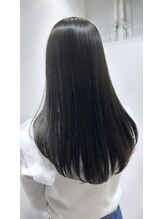 ココノサロン ハナレ(cocono salon HANARE) ダークトーン(オリーブグレージュ)ロング