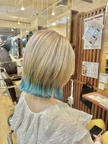 ブリッツレボルト(BLITZ R EVOLUT) あやか流!ミルクティーベージュ×ペールブルーカラー