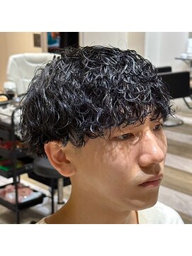 ルースト 西院店(ROOST) 波巻きパーマ×マッシュ