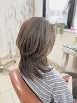 メグロ 相模大野(MEGURO) 白髪ぼかし/ミニウルフ/チェリーブラウン/ホワイトグレージュ7