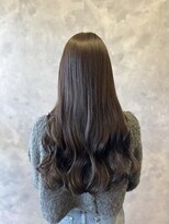 ザ ラブズ ラフズ ヘアー 本店(the loves laughs hair) グレージュカラー/艶髪ロングカール/髪質改善トリートメント