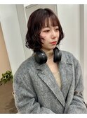 ボブパーマプードルパーマレディースパーマニュアンスパーマ奥東