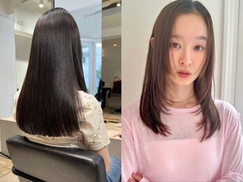 リアンカ(LIANCA)の写真/《ナチュラルな仕上がりの縮毛矯正》ツヤ感&まとまり◎垢抜けへアが手に入る、自然な仕上がりの縮毛矯正♪