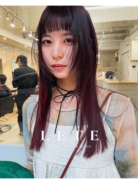 レテ(LETE) チェリーレッドカラー/松葉優