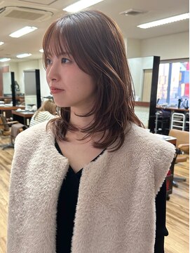 デビュー ヘアーメイク イメチェン/ホワイトブロンド/外ハネボブ/美髪/宜野湾/浦添