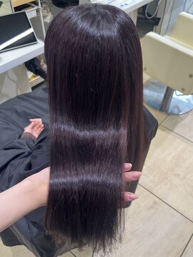 ユーフォリア 新宿店(Euphoria) ラベンダーピンク/Aujuaトリートメント/髪質改善カラー