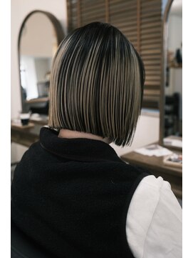 イルフレール(ill frere) ケアブリーチ　束館　ボブ　似合わせ　ぱつっと　中津　梅田