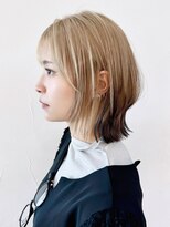 アルバム 渋谷パルコ(ALBUM) ミディアムブリーチボブミルクティー美髪_ba539392