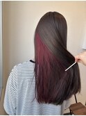濃いピンクのインナーカラー【TELA HAIR南流山】