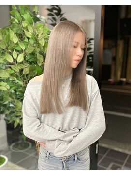 ナナ(NANA) グレージュ/ミルクティー/ベージュ/ブリーチ/カラー