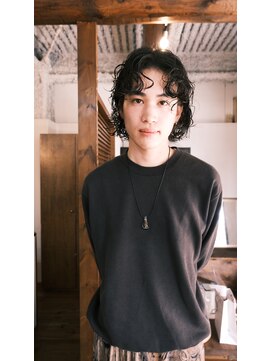 ソーレ(sole) yosukeメンズボブパーマレイヤーパーマスパイラルパーマ