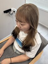 アウラヘアーサロン(aura hair salon)&nbsp;ミルクティーベージュ×ダークブラウン