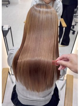 ジーナ 博多筑紫口(Zina) 【輝士】ケアカラー×髪質改善トリートメント