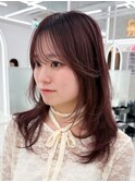 韓国風レイヤーカット髪質改善ダブルカラーハッシュカット