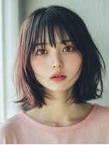 ロディーナ 大口 新子安(rodina)&nbsp;イメチェンインナーカラーボブ/髪質改善/韓国/ブリーチ/学割U24