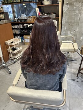 エス 大阪梅田店(es) 大人チェリーレッドカラー