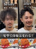 ツイストスパイラルパーマ/波巻きパーマ/メンズパーマ