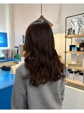 アズグロウ エクラ(AS GROW 'eclat) 【上品ツヤ】ナチュラルブラウン×ゆるミディ