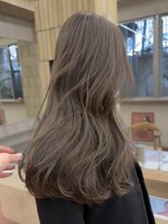 パークレーン アイス イヴェン(park lane ICI yeven) ブリーチなしダブルカラー オリーブグレージュ赤み消し 春カラー