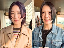 無駄を削ぎ落とした、ミニマルな美しさ。広がりを抑えてカットラインを際立たせる◎