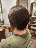 前下がりショートボブ