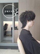 パーチ(perch) サイド刈り上げ×メンズウルフカット
