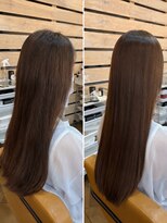 アースコアフュールボーテ 高岡店(EARTH coiffure beaute)&nbsp;ナチュラルベージュ_ヨシンモリ_顔周りレイヤー_レイヤーカット