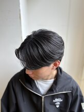 《パーマの薬剤が染みる方でも安心*》クリーム状の薬剤で、頭皮に薬剤が付かないパーマ施術が◎[men's]