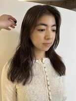 ナヌーク シブヤ(nanuk shibuya)&nbsp;ナチュラルな癖を活かしてカット、カラーは艶ブラウン
