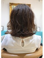 ロンド ブランシュ 錦糸町北口(Lond blanche)&nbsp;【錦糸町Lond blanche】外ハネMIXウエーブミディアムヘア