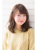バレイヤージュデジタルパーマショート×ノーブルクラシカルロブ