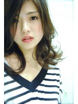 ホラン(HoLan)&nbsp;【HoLan】くびれミディxベージュカラーxフェザーカール