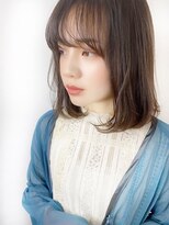 エールバイボヌール(Ere by Bonheur)&nbsp;大人可愛いワンカールロブスタイル/マロンベージュ