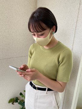 リィベ(Liibe) 大人可愛い◎耳掛けショートボブ