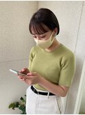 大人可愛い◎耳掛けショートボブ
