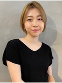 【raugh】大人可愛い20代30代40代ナチュラルハイトーンボブ