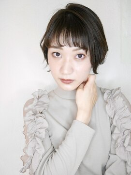 シュシュ(shushu) 外ハネアレンジショート【有海一生】/シースルー/髪質改善