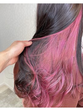 ヘアーアンドメイク ドレス(DRESS) インナーピンク