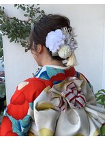 ニキ ヘアー ネイル 子安店(niki hair, nail)&nbsp;成人式アレンジ