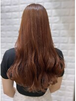 ヒップスデコ(Hip's deco) ブリーチなしのダブルカラーでつくる【オレンジベージュ】