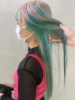 ペレ 渋谷(PELE)&nbsp;J57_グリーン×シルバー