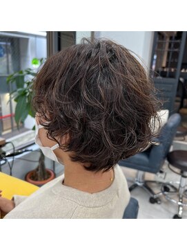 クラン 六甲道(Chlan) 伸ばしかけにオススメ☆ショートパーマ