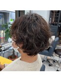 伸ばしかけにオススメ☆ショートパーマ