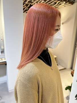 ココルアナ(coco luana) ピンクカラー/韓国/ダブルカラー