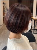 ミルクティーベージュカラーくびれヘアグレージュカラー韓国