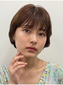 ショートボブ/丸みショート