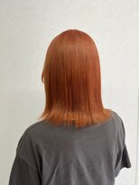 ミューバイケンジ(miu by KENJE)&nbsp;miu&橋本愛海　夏っぽオレンジカラー